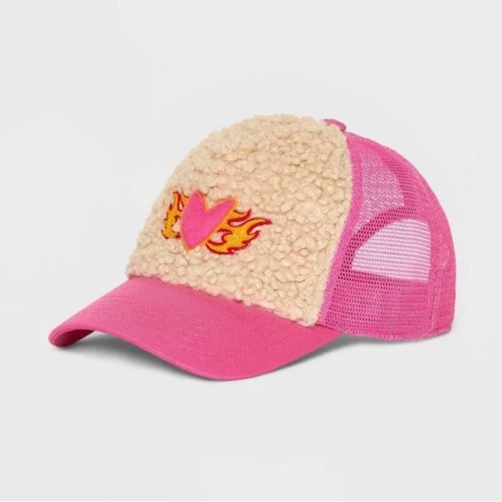 Wild Fable Faux Shearling Trucker Hat NWT